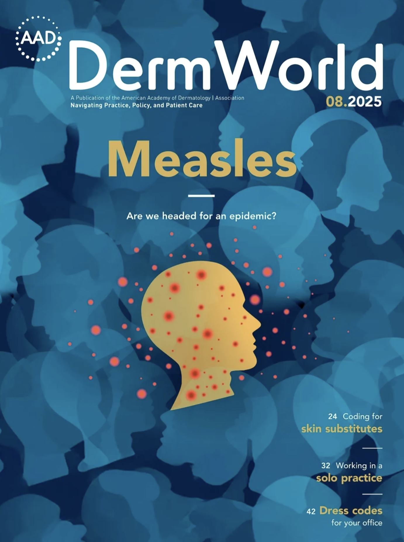 DermWorld, August 2025 cover